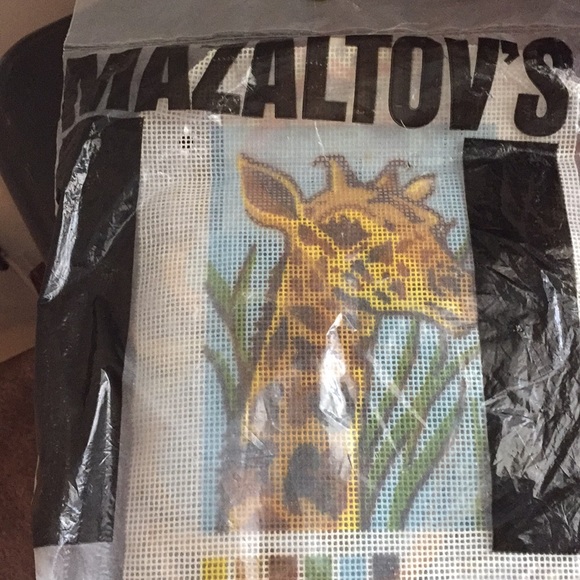 New, unopened Needlepoint Kit, Giraffe